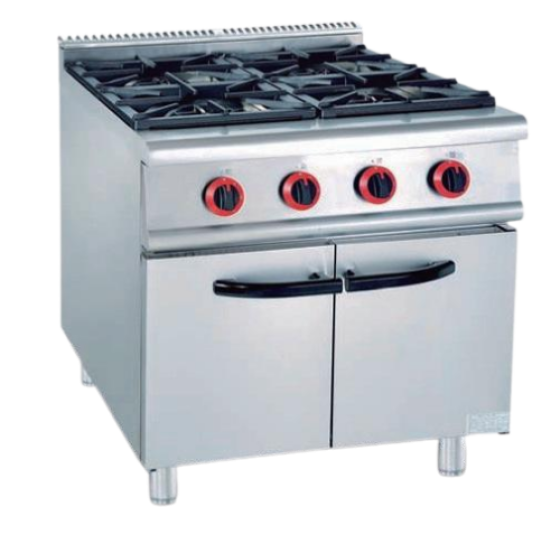 立式燃气四头煲仔炉连柜座