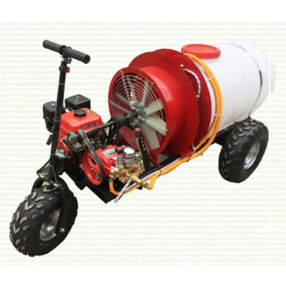 Self-propelled air-assisted sprayer