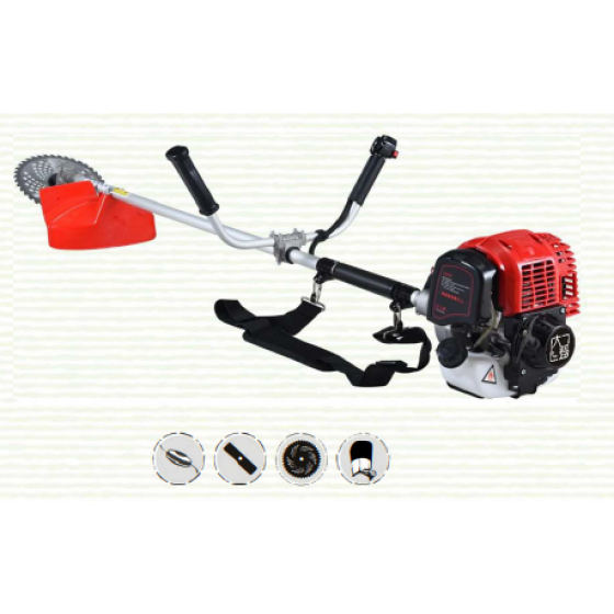 Side-mounted lawn mower