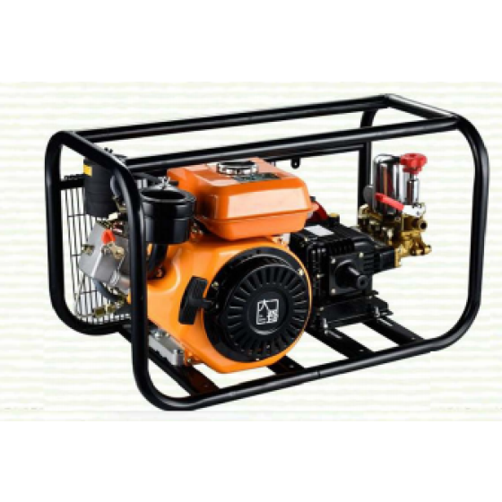 Diesel-powered 60-railing mobile sprayer