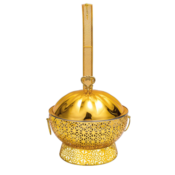 001G 不锈钢豪华花边酒精炉