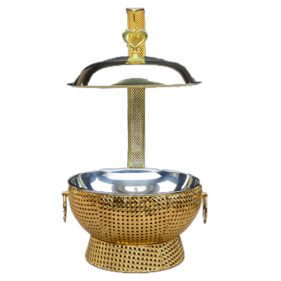 002G 不锈钢豪华花边酒精炉