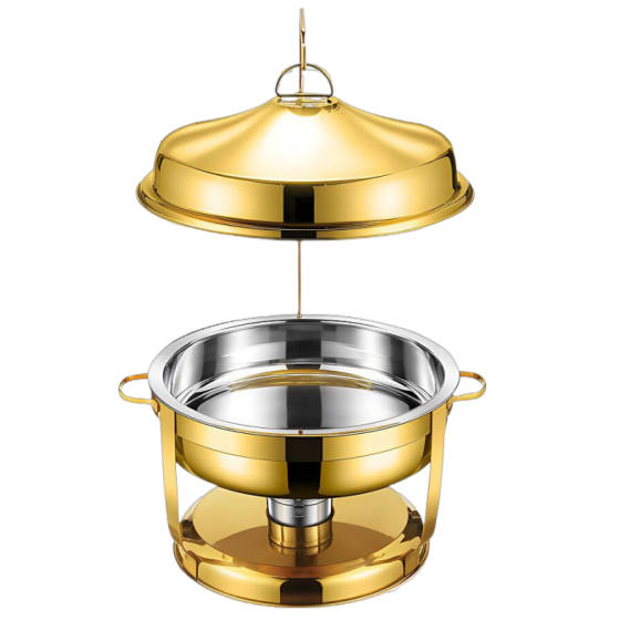 006GG 不锈钢豪华花边酒精炉