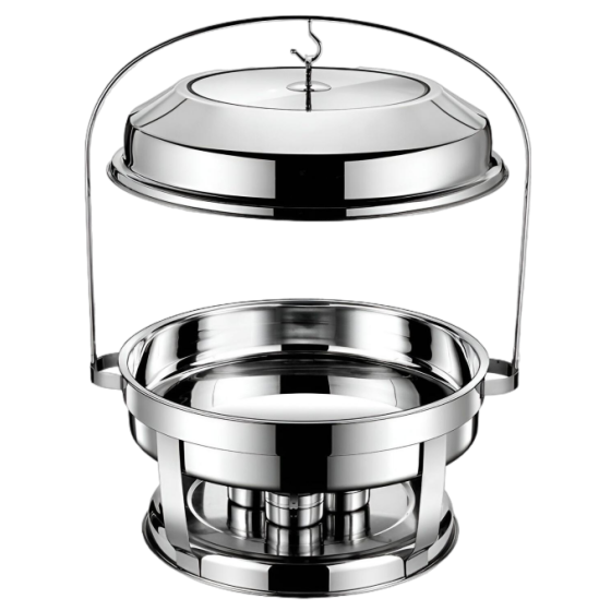 015S stainless steel luxury lace alcohol stove