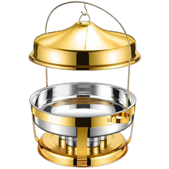 014G stainless steel luxury lace alcohol stove