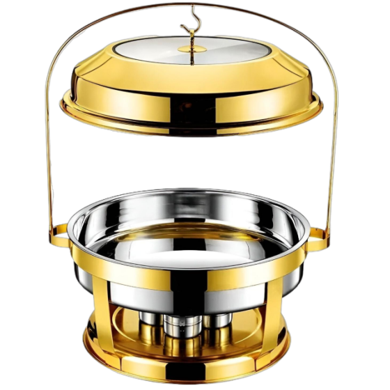 015G stainless steel luxury lace alcohol stove