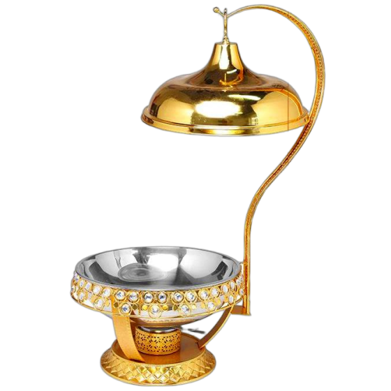 018 Stainless steel luxury lace alcohol stove