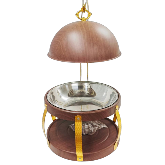 022WG Stainless steel luxury lace alcohol stove