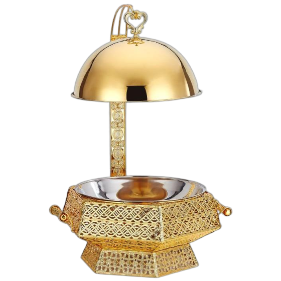 024 Stainless steel luxury lace alcohol stove