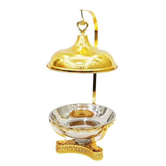 025G stainless steel luxury lace alcohol stove